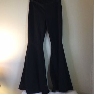 Fashion Nova Midnight Black Flare Pants